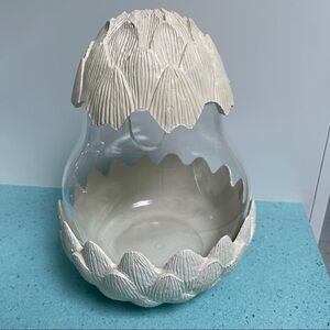 The Turnwald Collection International Artichoke Punch Bowl Ceramic Glass